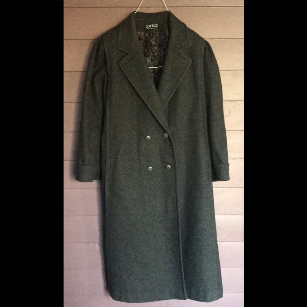 Long Wool Blend Women’s Coat